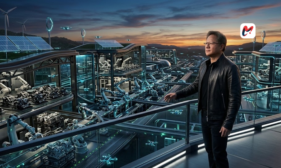Read more about the article Jensen Huang Sees AI‑Driven Industrial Revolution Take Off