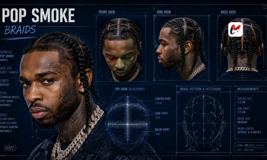 Read more about the article How Pop Smoke Braids Became The Most Iconic Modern Hair Trend